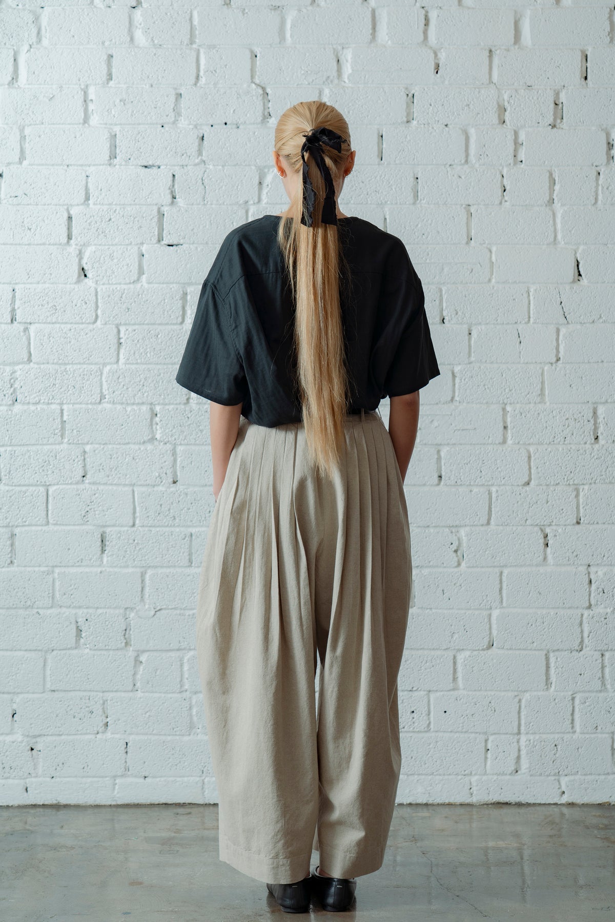 The Pleaty Trousers - Linen