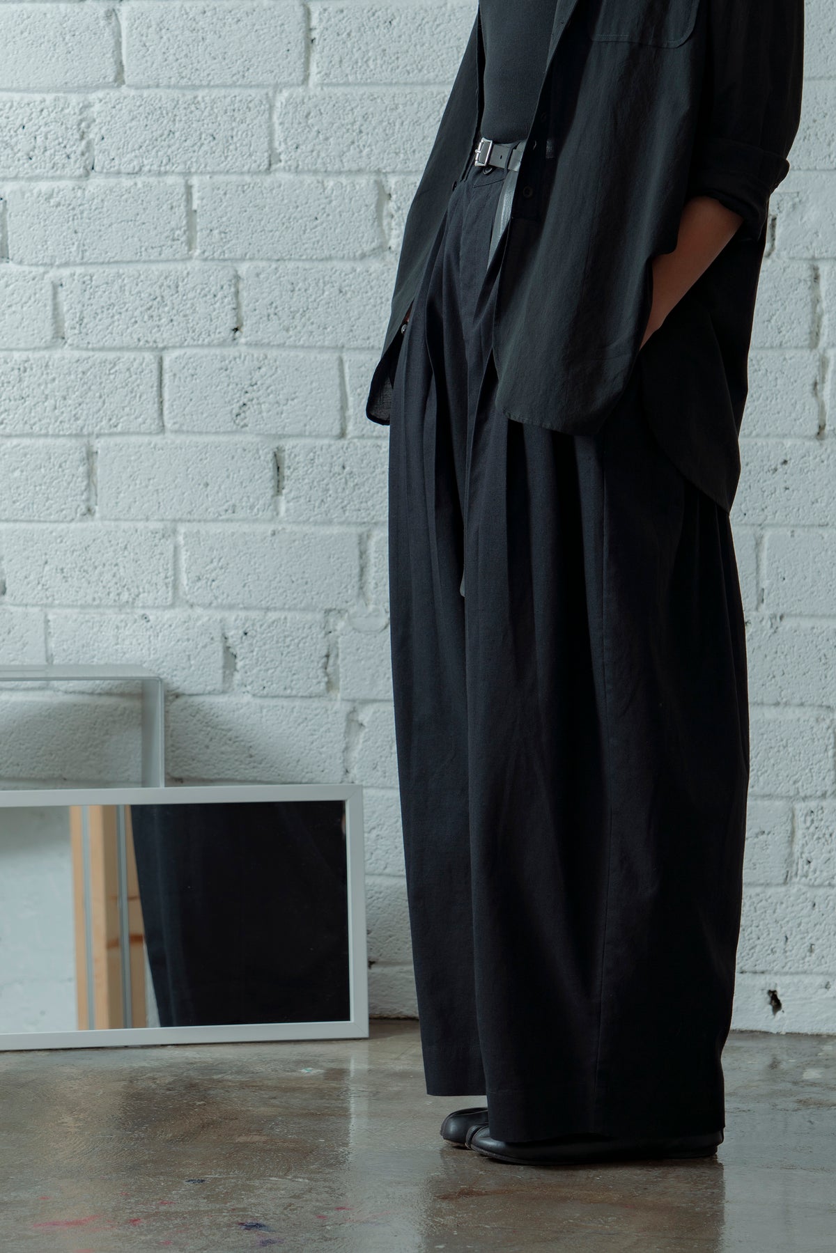 The Pleaty Trousers - Black