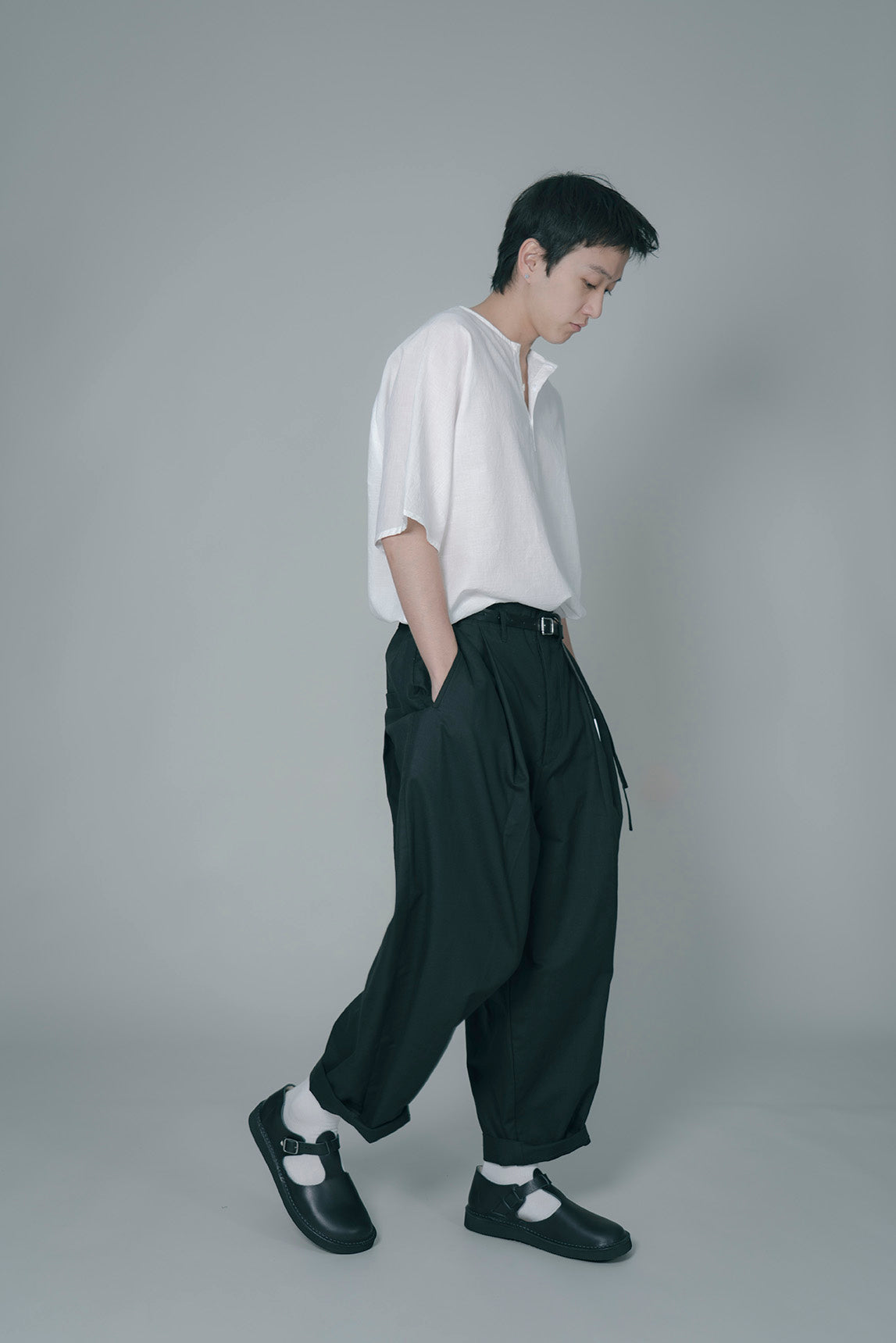 The Woven Henley - Off White