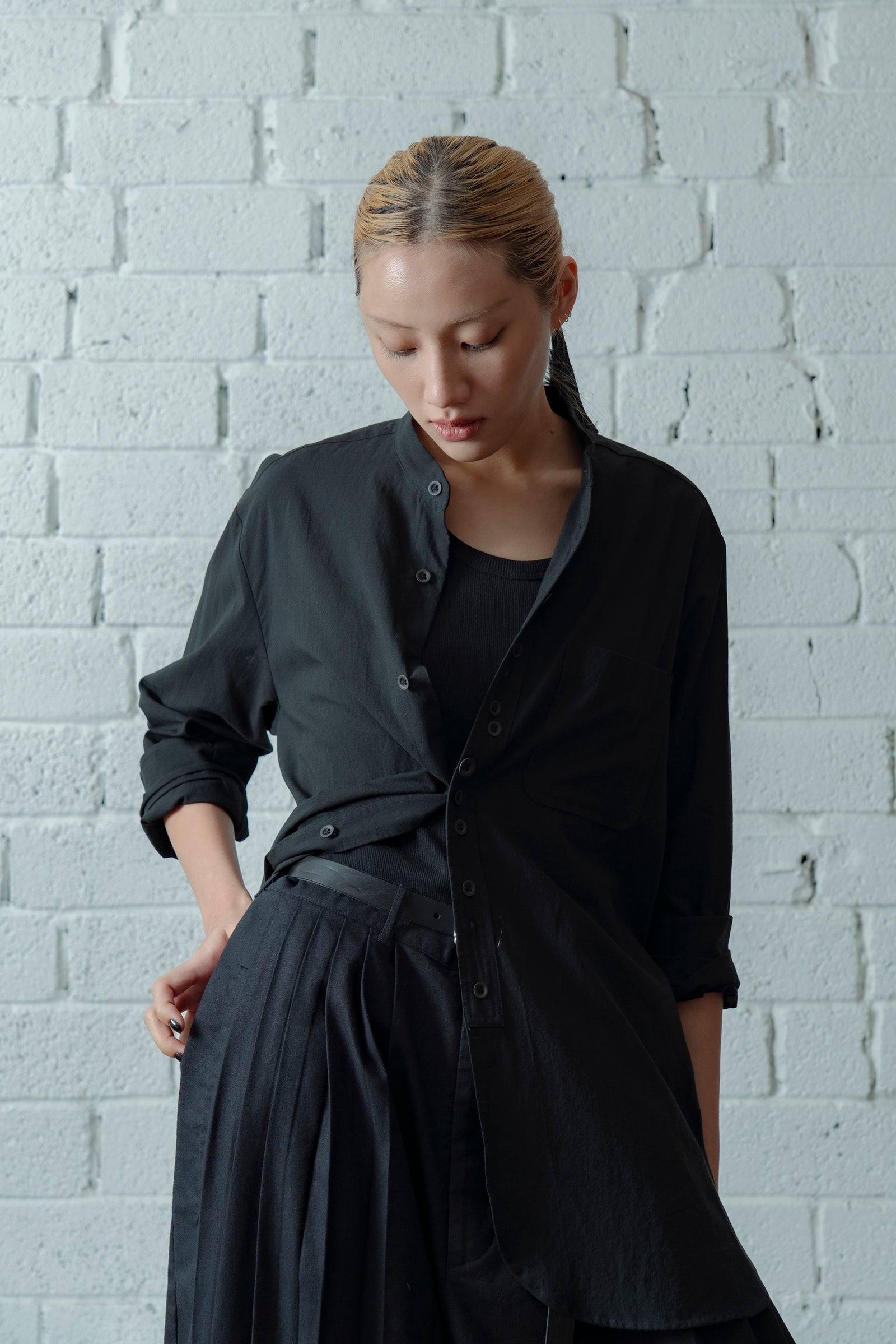 The Pleaty Trousers - Black