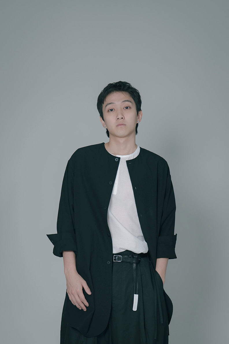 The Woven Henley - Off White