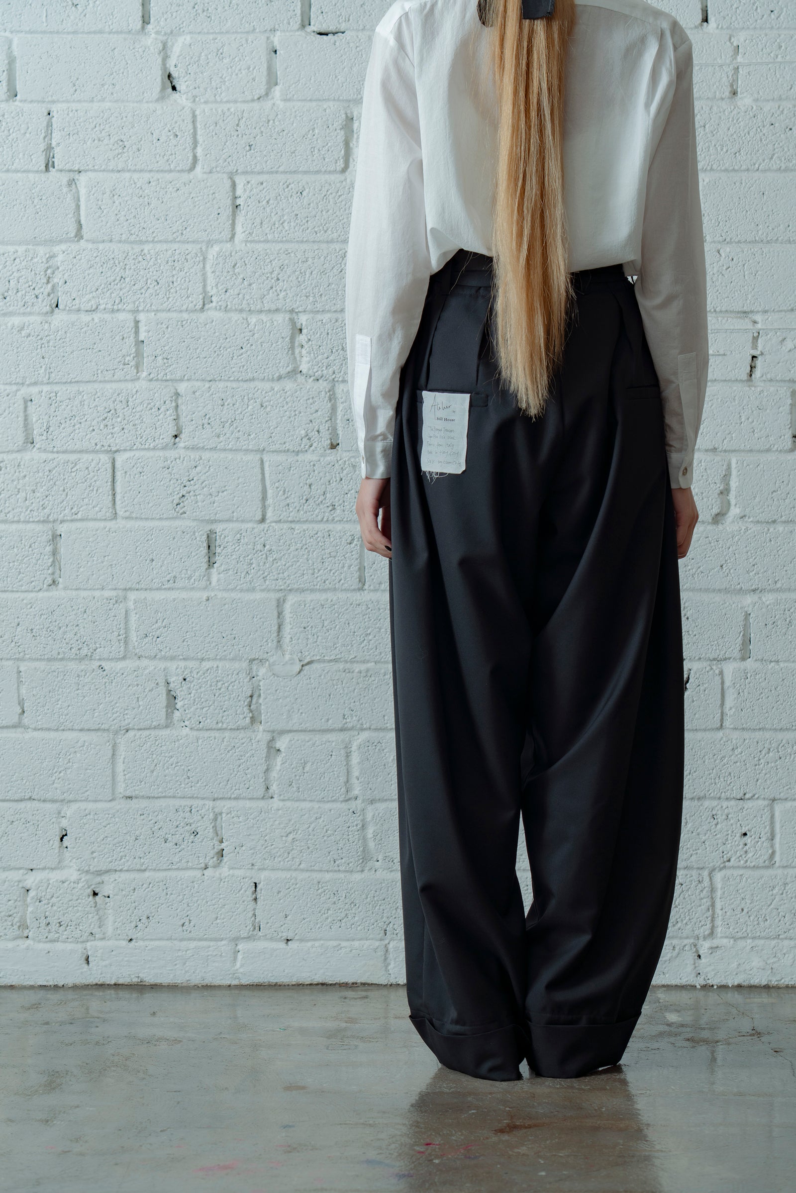 The Frayed Trousers - Black
