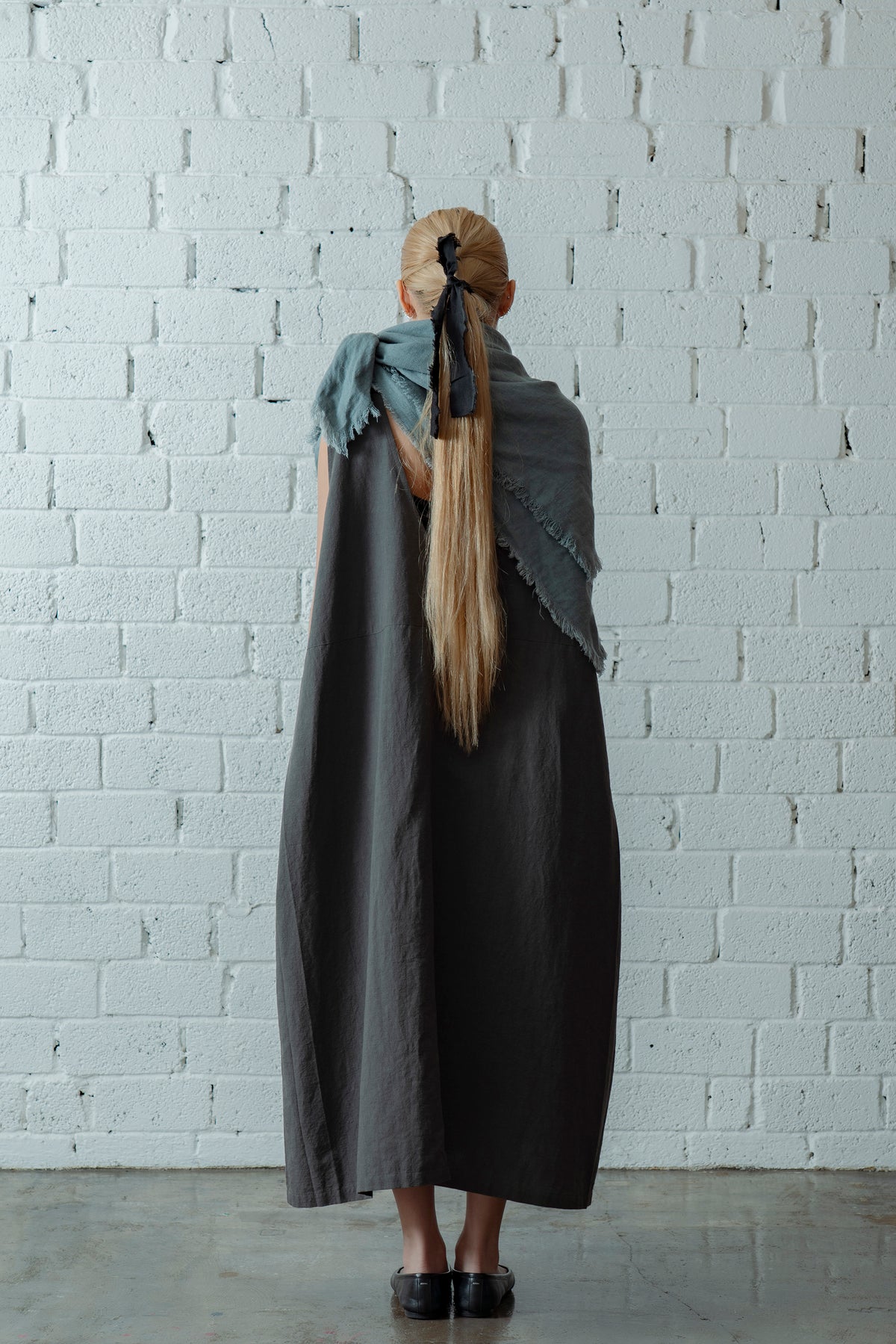 The Botanist Dress - Charcoal