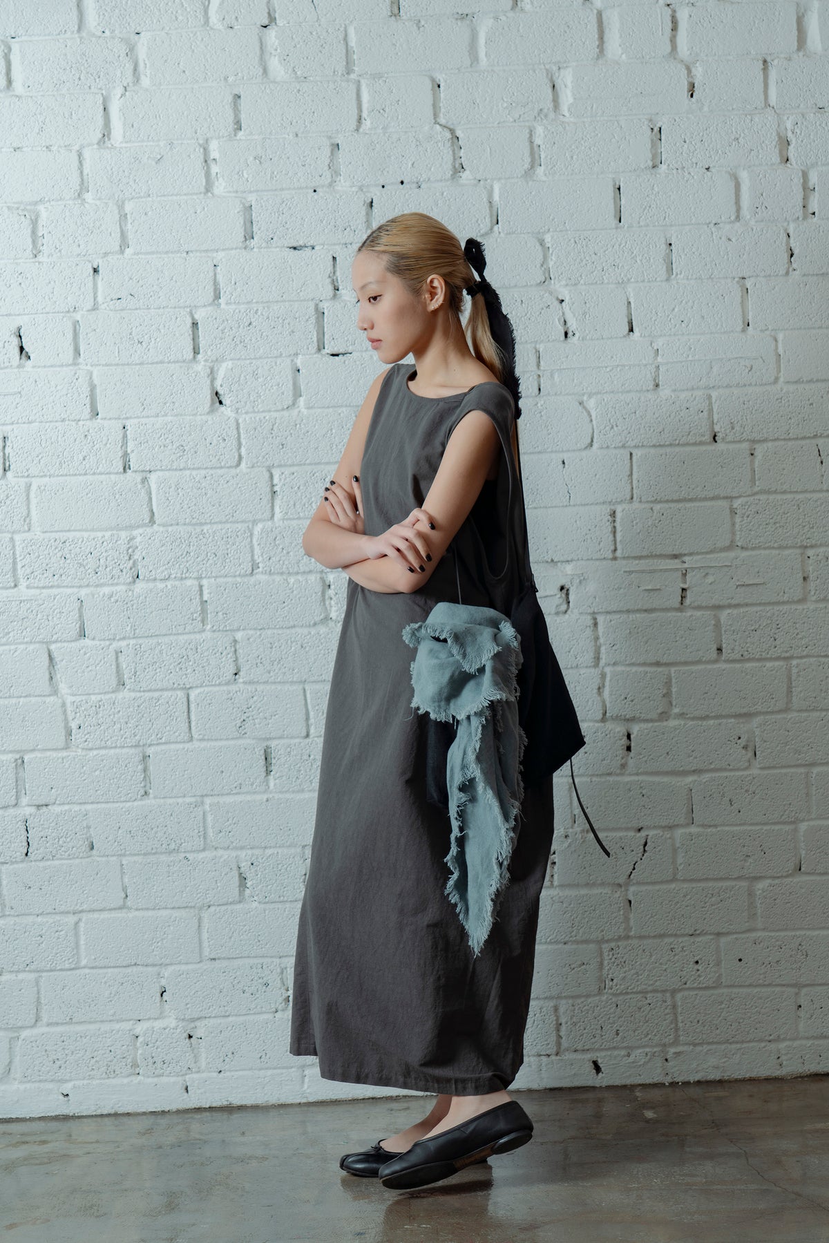 The Botanist Dress - Charcoal