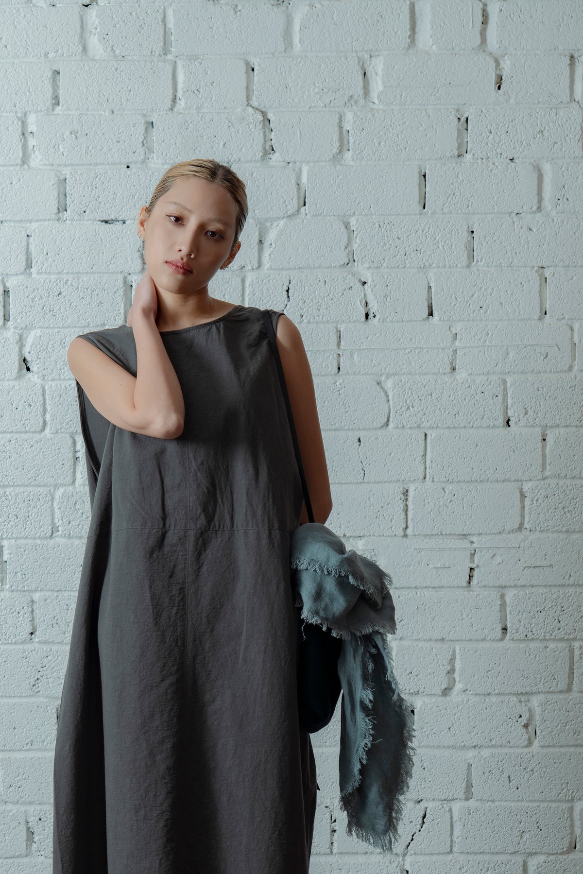 The Botanist Dress - Charcoal