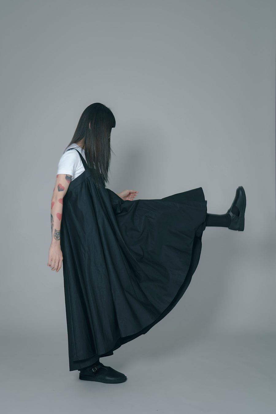 The Suspender Dress - Black
