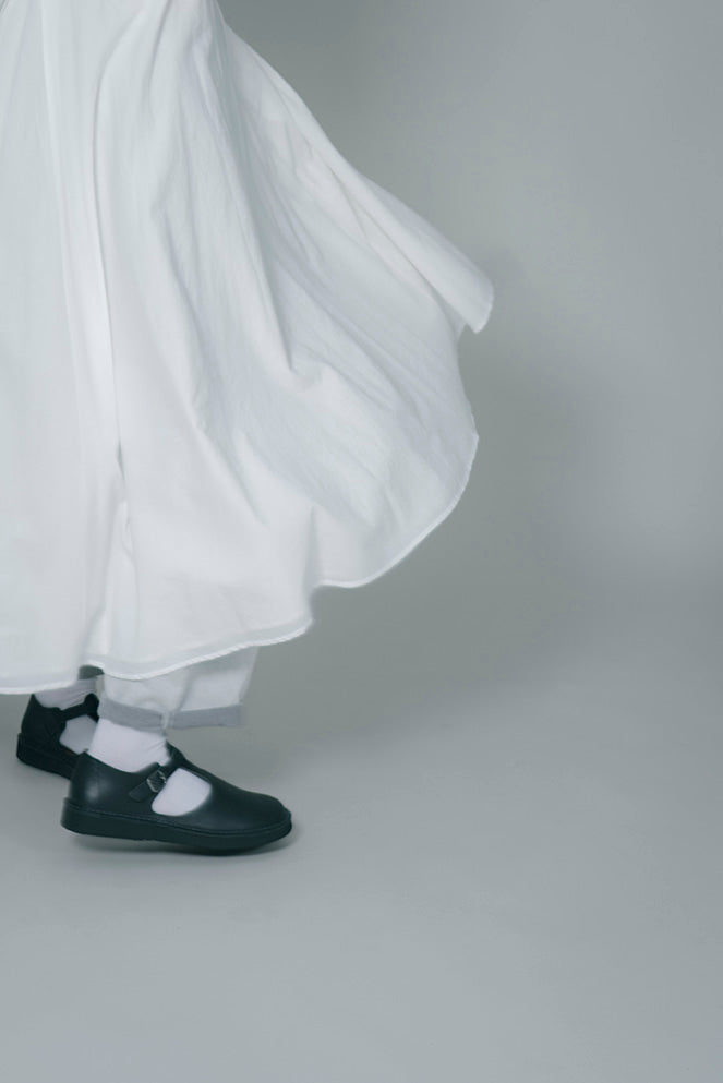 Leather Mary Jane Flats