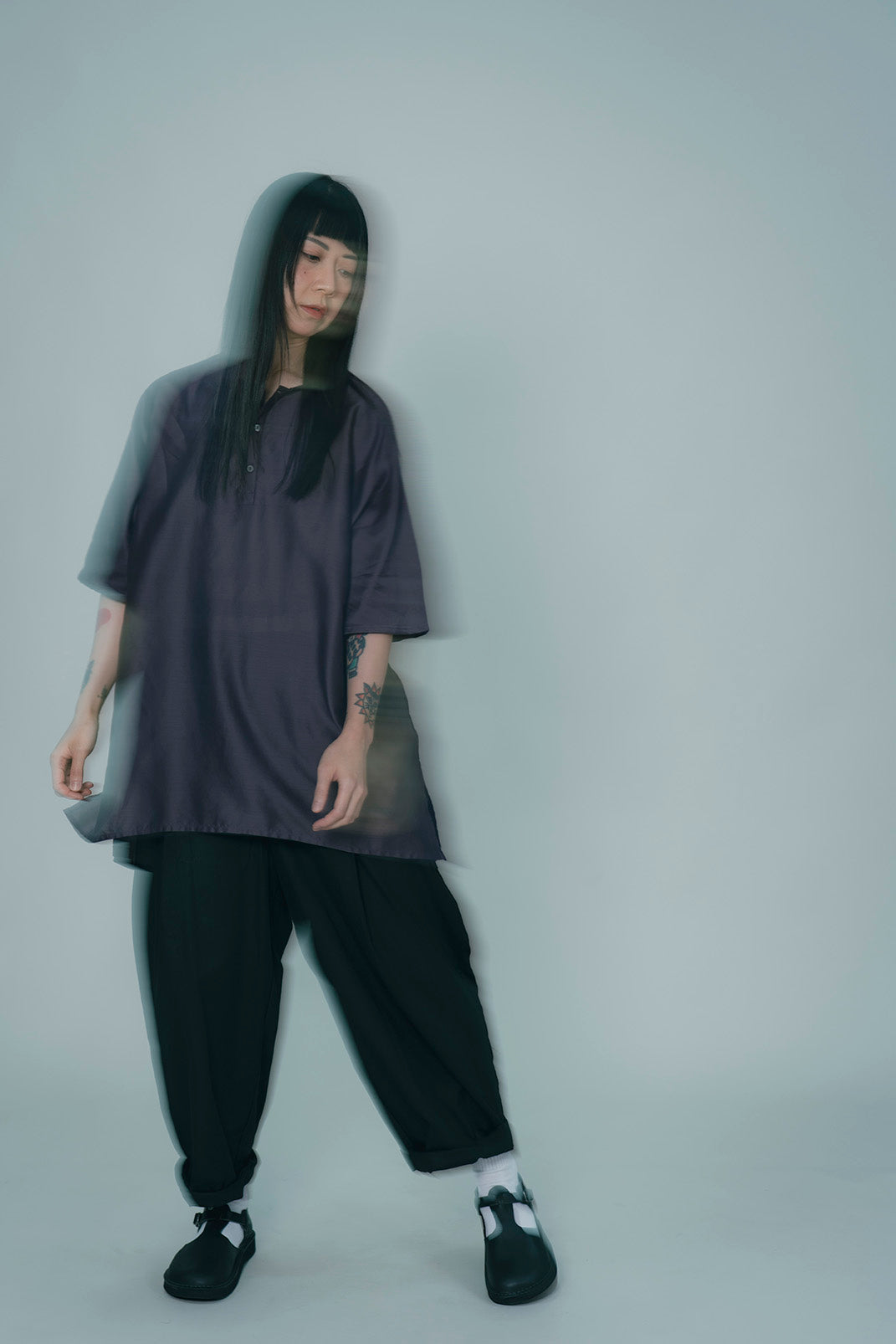 The Satin Top - Raisin