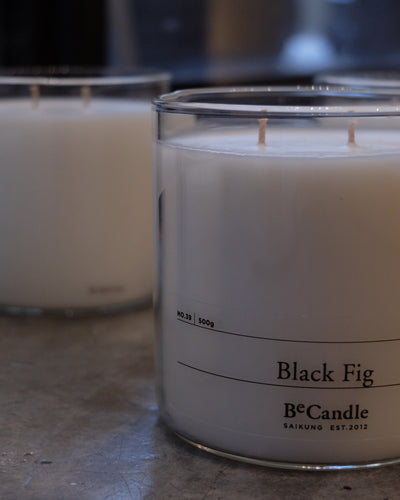 SCENTED CANDLE 500ML - BLACK FIG