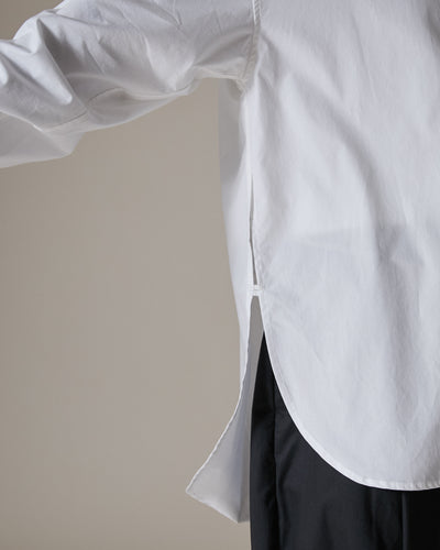 The Standing Collar Shirt - White